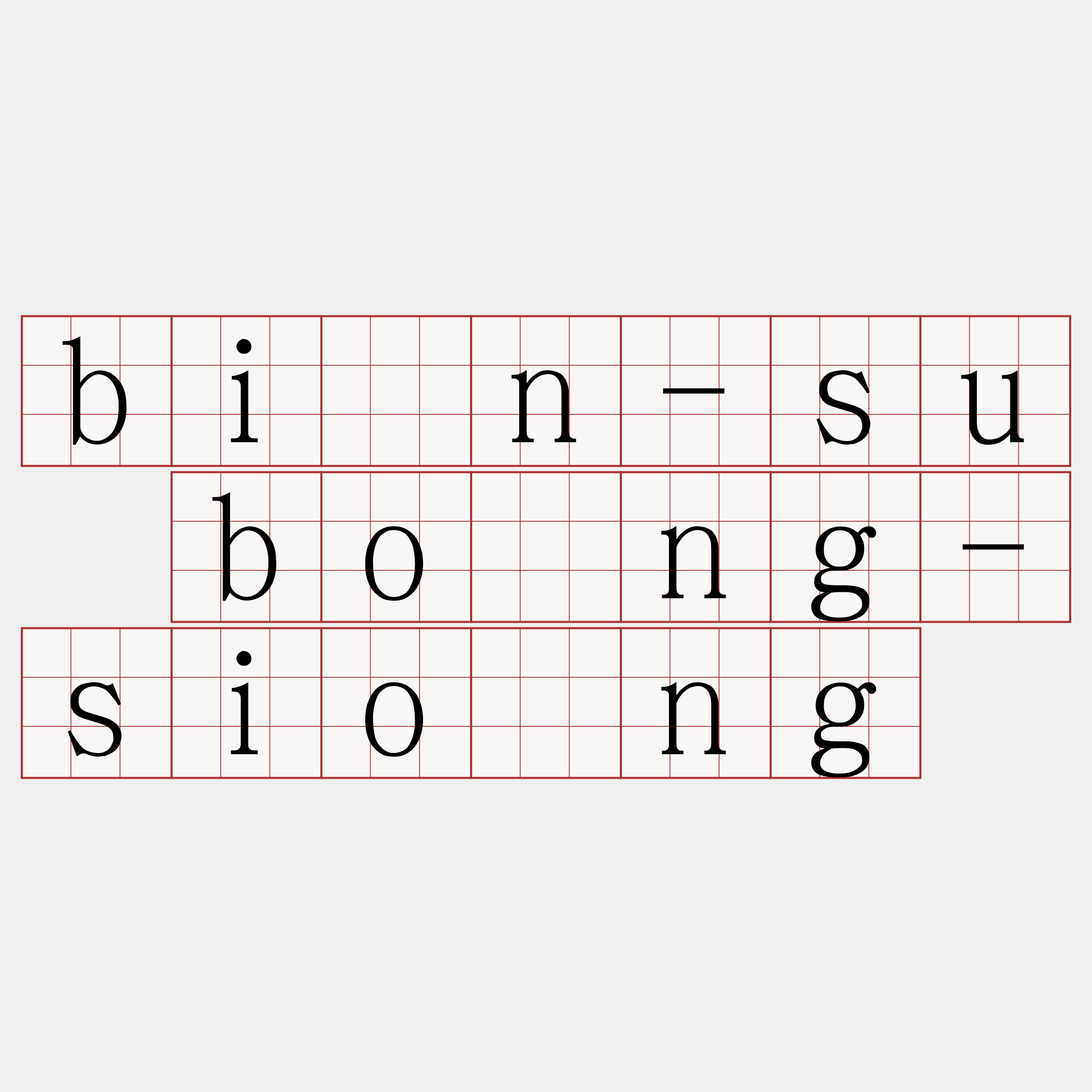 bîn-su bōng-sióng